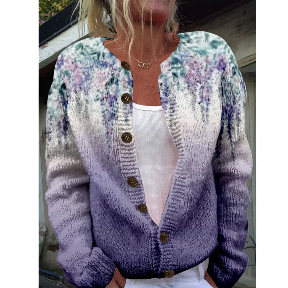 Agaath - Cardigã elegante com estampa