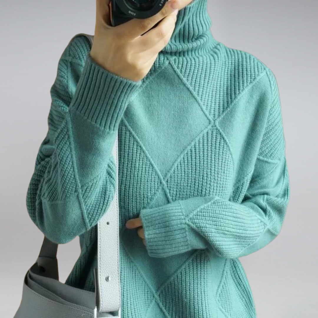 Elowen - Cosy Roll Neck Sweater