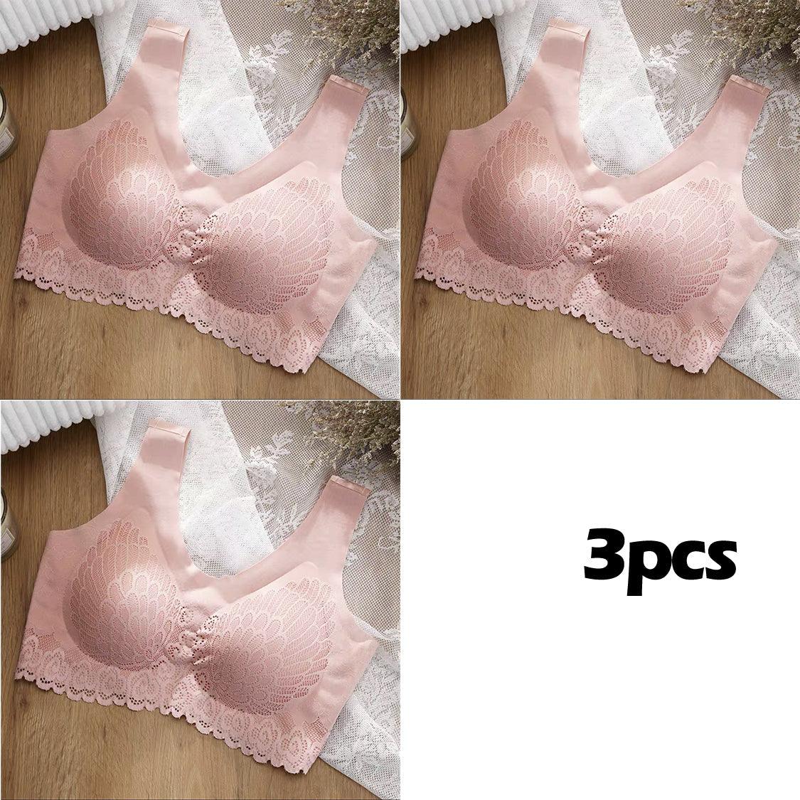 Kit 3 Sutiãs Confort Max 5D Sem Costura