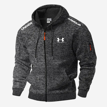 Casual hoodie with zip fastening – (Warehouse sale)