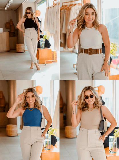 [Compre 3 e Leve 4] Regata Marie - Para Mulheres Elegantes | Promoção Final de Mês | Últimas 30 Unidades Disponíveis