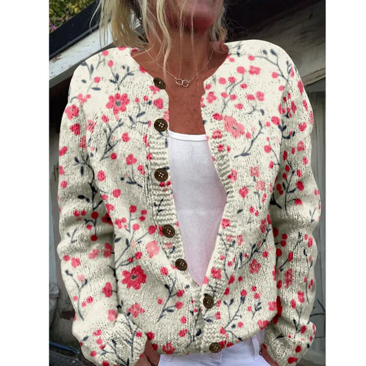 Evi - Cardigã elegante com estampa