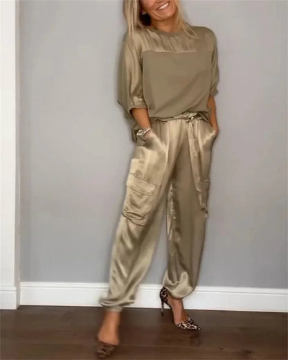 Conjunto Calça e Blusa Melina (OFERTA DE VERÃO)
