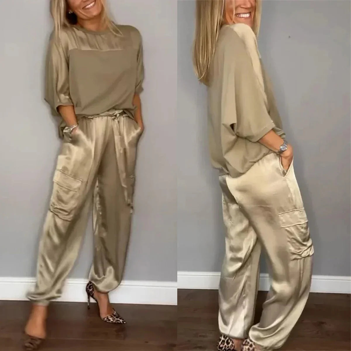 Conjunto Calça e Blusa Melina (OFERTA DE VERÃO)