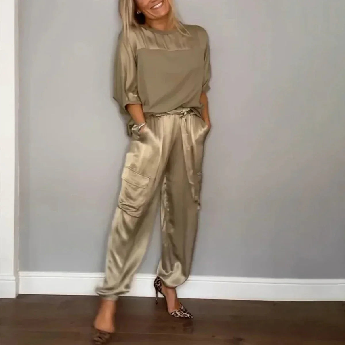 Conjunto Calça e Blusa Melina (OFERTA DE VERÃO)