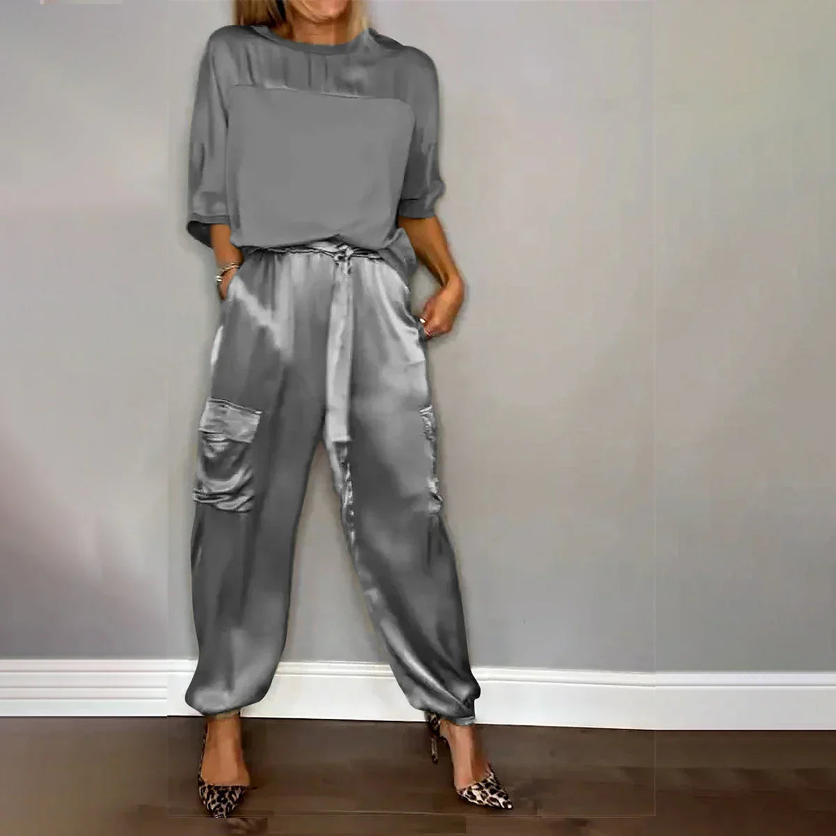 Conjunto Calça e Blusa Melina (OFERTA DE VERÃO)
