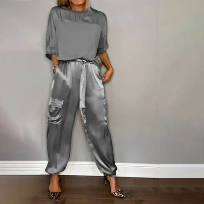 Conjunto Calça e Blusa Melina (OFERTA DE VERÃO)