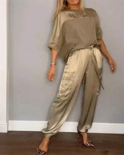 Conjunto Calça e Blusa Melina (OFERTA DE VERÃO)
