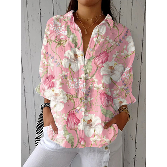 Noelle - Blusa Elegant Bloom