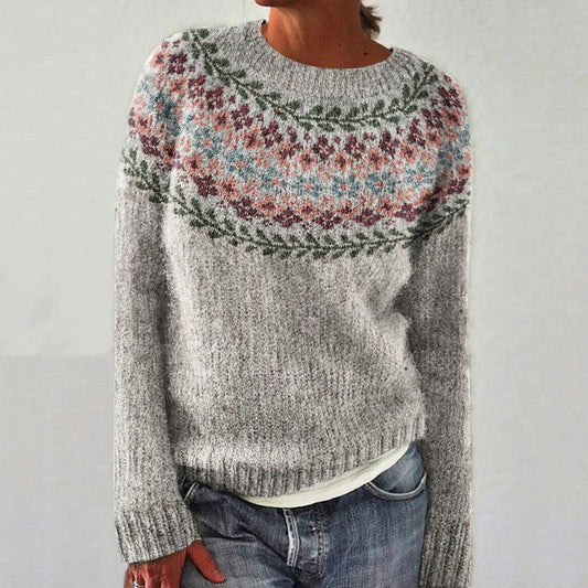 Xanthe - Malha floral vintage para um conforto aconchegante no dia a dia