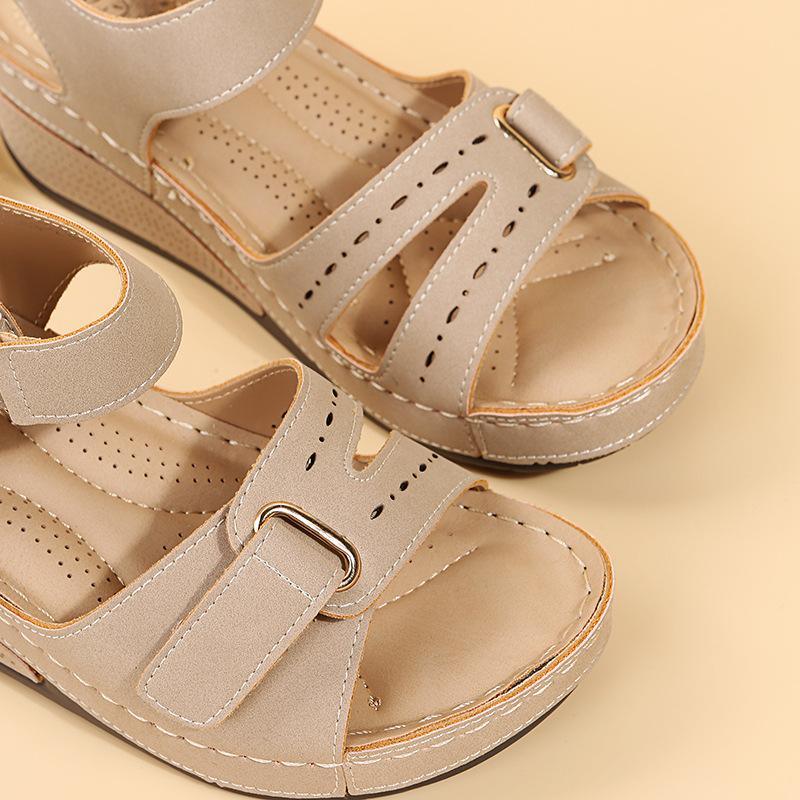 Sandália Feminina Flowers Ergonômica Coleção de Outono