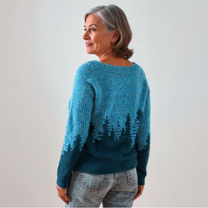 Kiara  - Classic Icelandic Wool Sweater