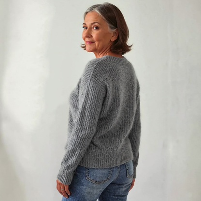 Colette - Classic Icelandic Wool Knit Sweater