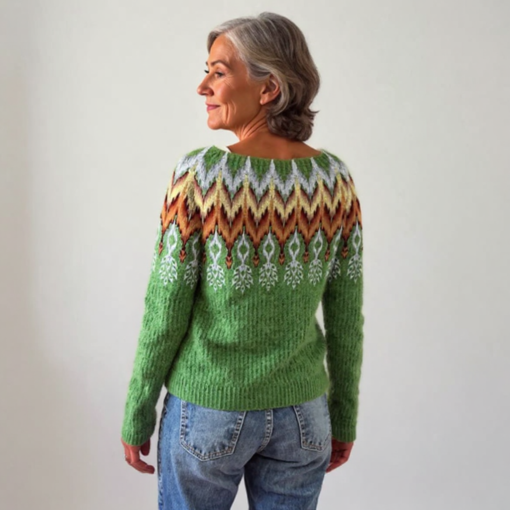 Odette - Classic Icelandic Wool Knit Sweater