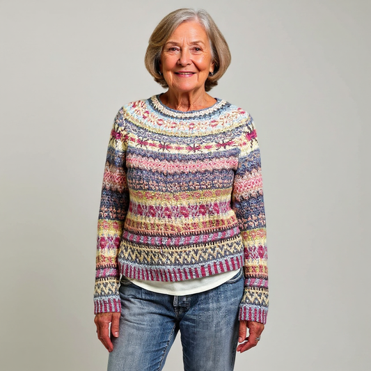 Marisol - Classic Icelandic Wool Knit Sweater