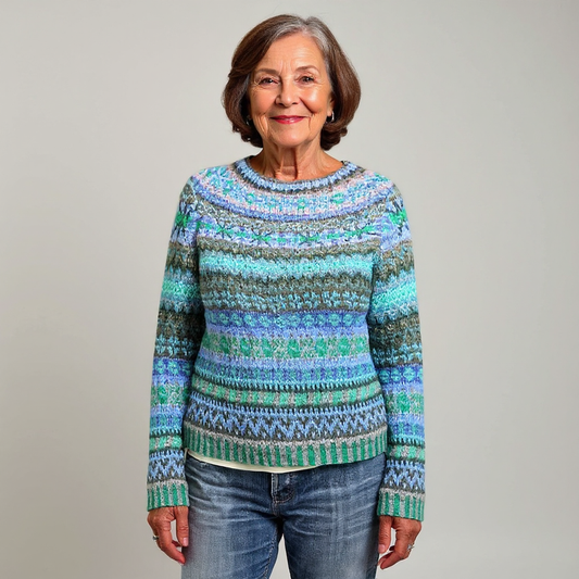 Wren  - Classic Icelandic Wool Knit Sweater