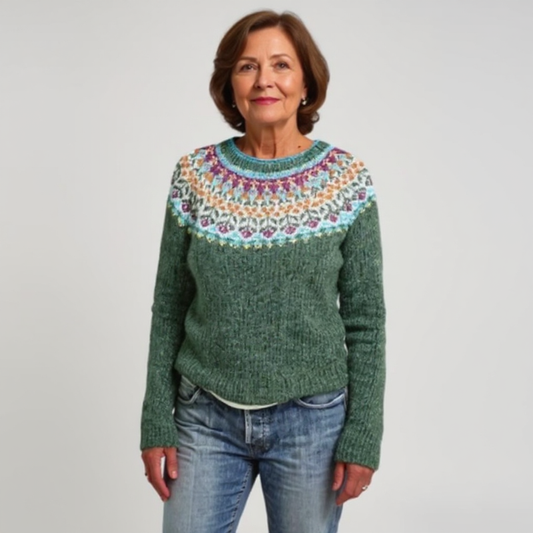 Xenia  - Classic Icelandic Wool Sweater