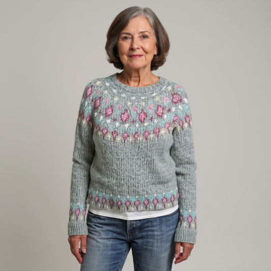 Fiona - Classic Icelandic Wool Knit Sweater