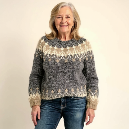 Thea  - Classic Icelandic Wool Sweater