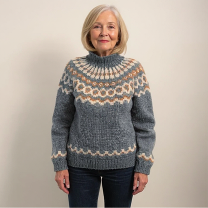 Clara  - Classic Icelandic Wool Sweater