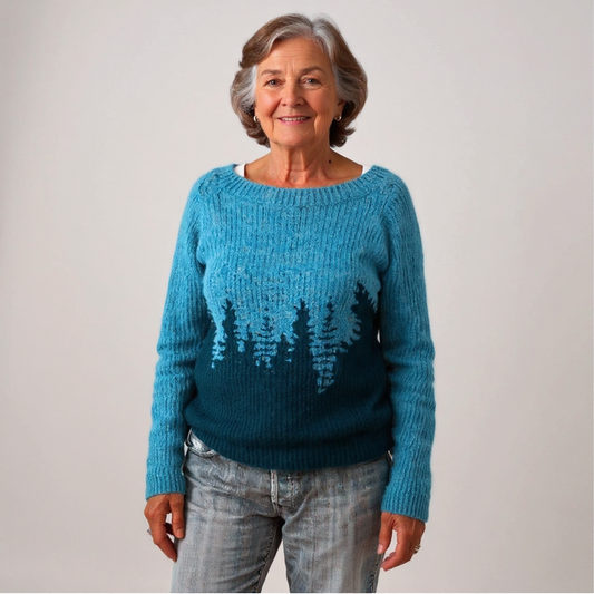 Kiara  - Classic Icelandic Wool Sweater