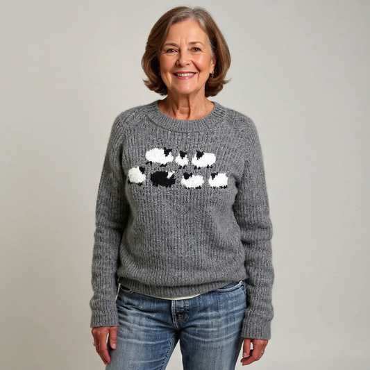 Colette - Classic Icelandic Wool Knit Sweater