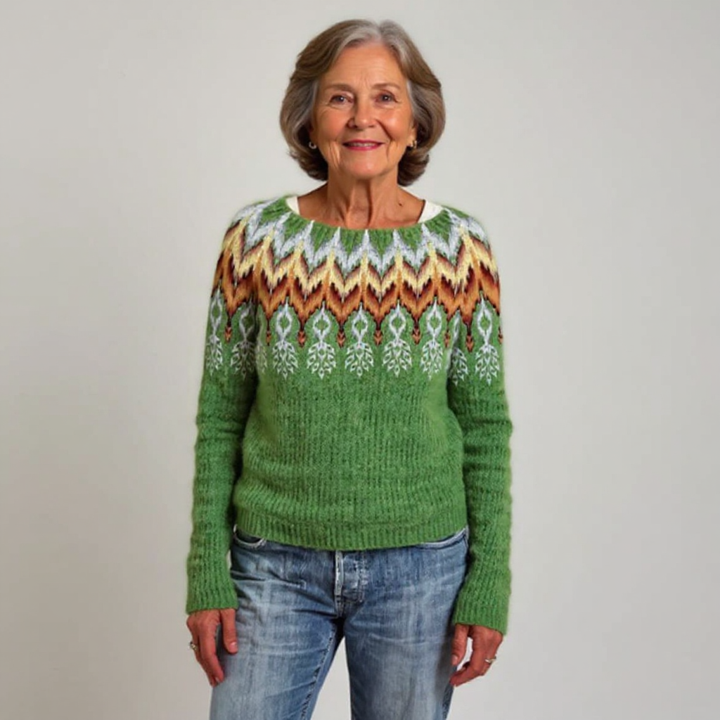 Odette - Classic Icelandic Wool Knit Sweater