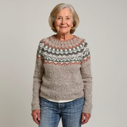Eden - Classic Icelandic Wool Knit Sweater