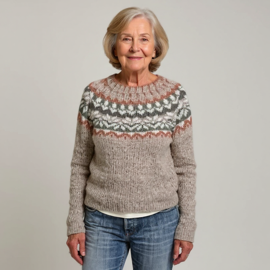 Eden - Classic Icelandic Wool Knit Sweater