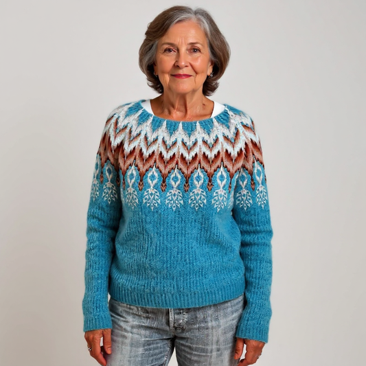 Bethany - Classic Icelandic Wool Knit Sweater