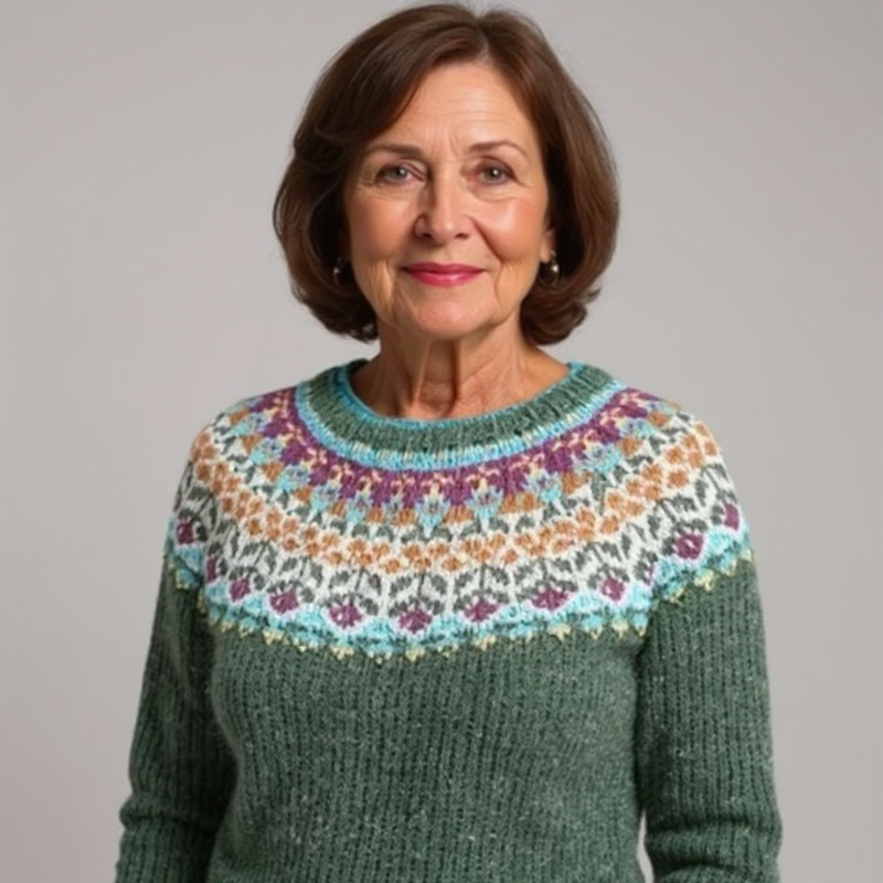 Xenia  - Classic Icelandic Wool Sweater