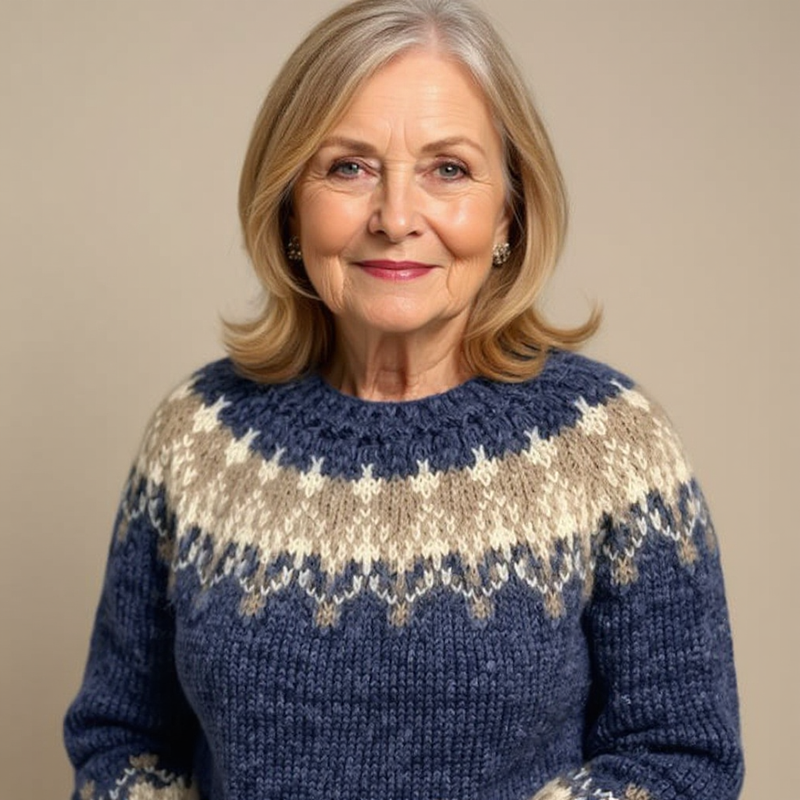 Thea  - Classic Icelandic Wool Sweater