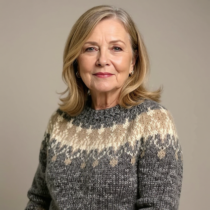 Thea  - Classic Icelandic Wool Sweater