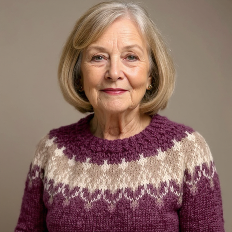 Thea  - Classic Icelandic Wool Sweater