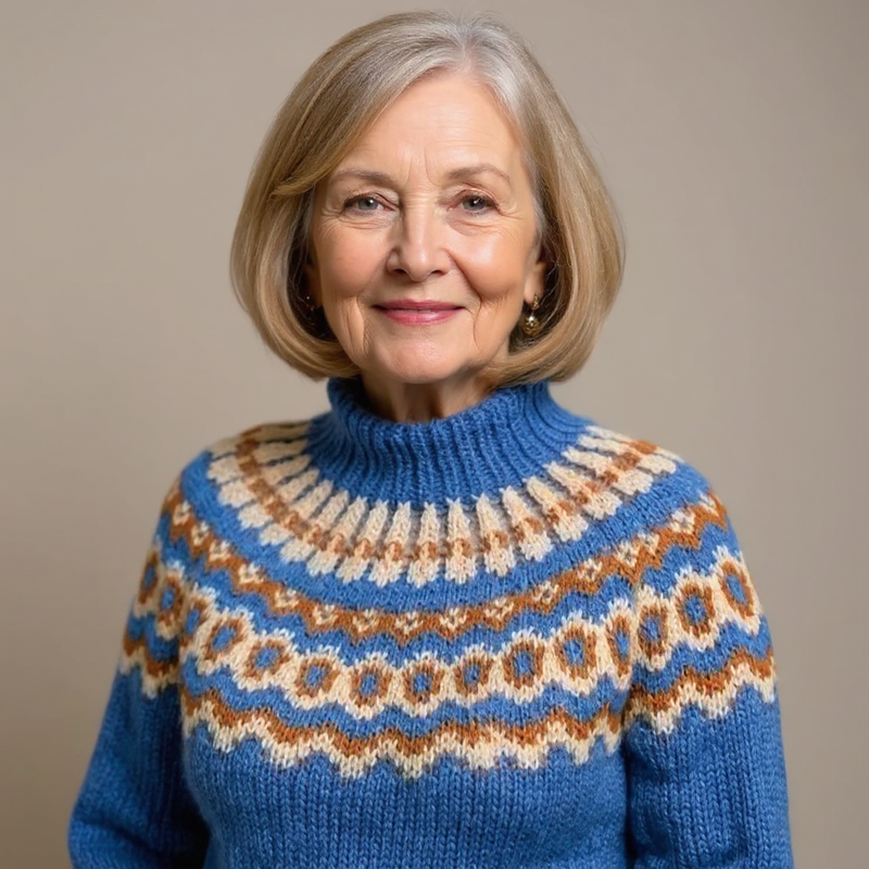 Clara  - Classic Icelandic Wool Sweater