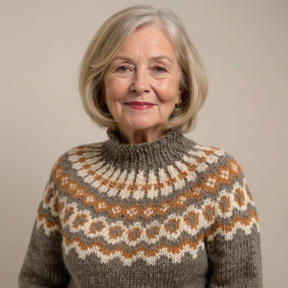 Clara  - Classic Icelandic Wool Sweater