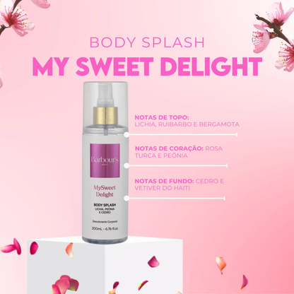 Kit 3 Body Splash | Delight, Very Sexy, Roses 200ml